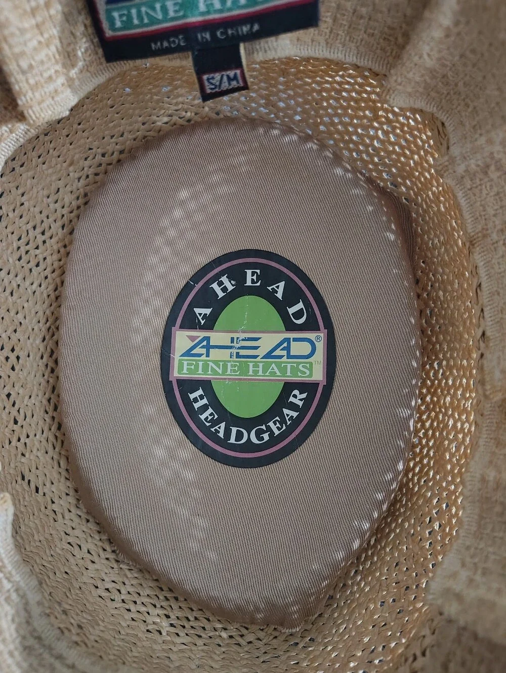 Quail Hollow Championship Men's Wide-Brim Straw Sun Hat - Beige/Tan